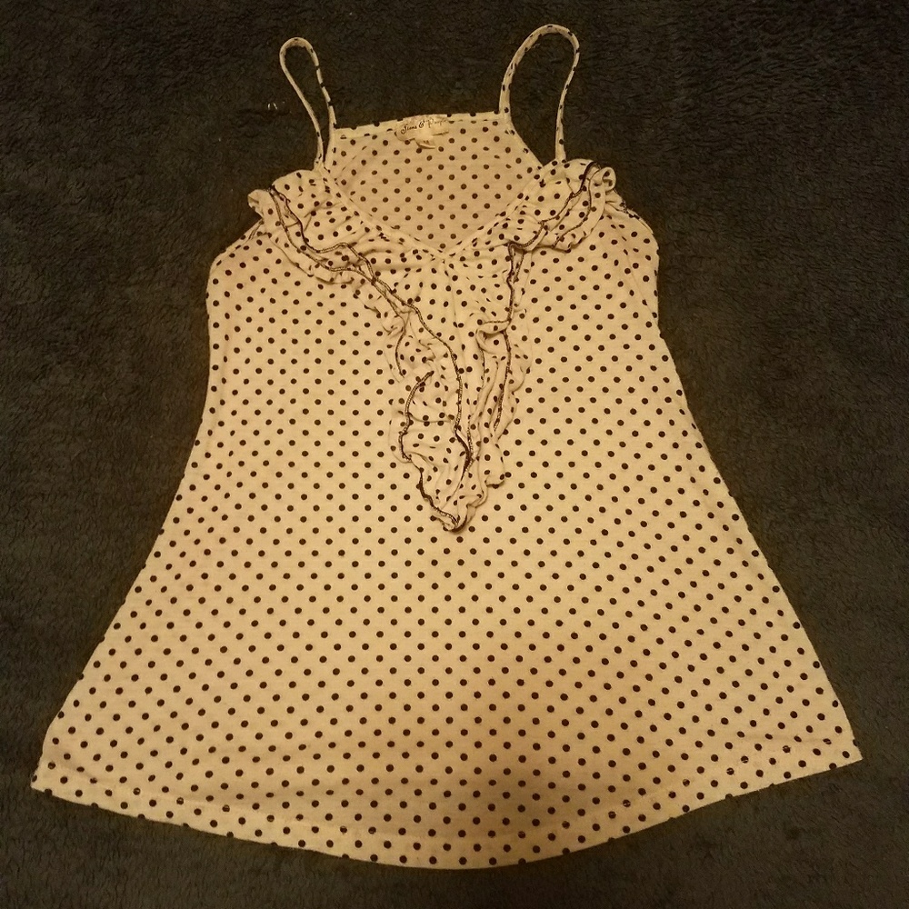 Ruffle front tank