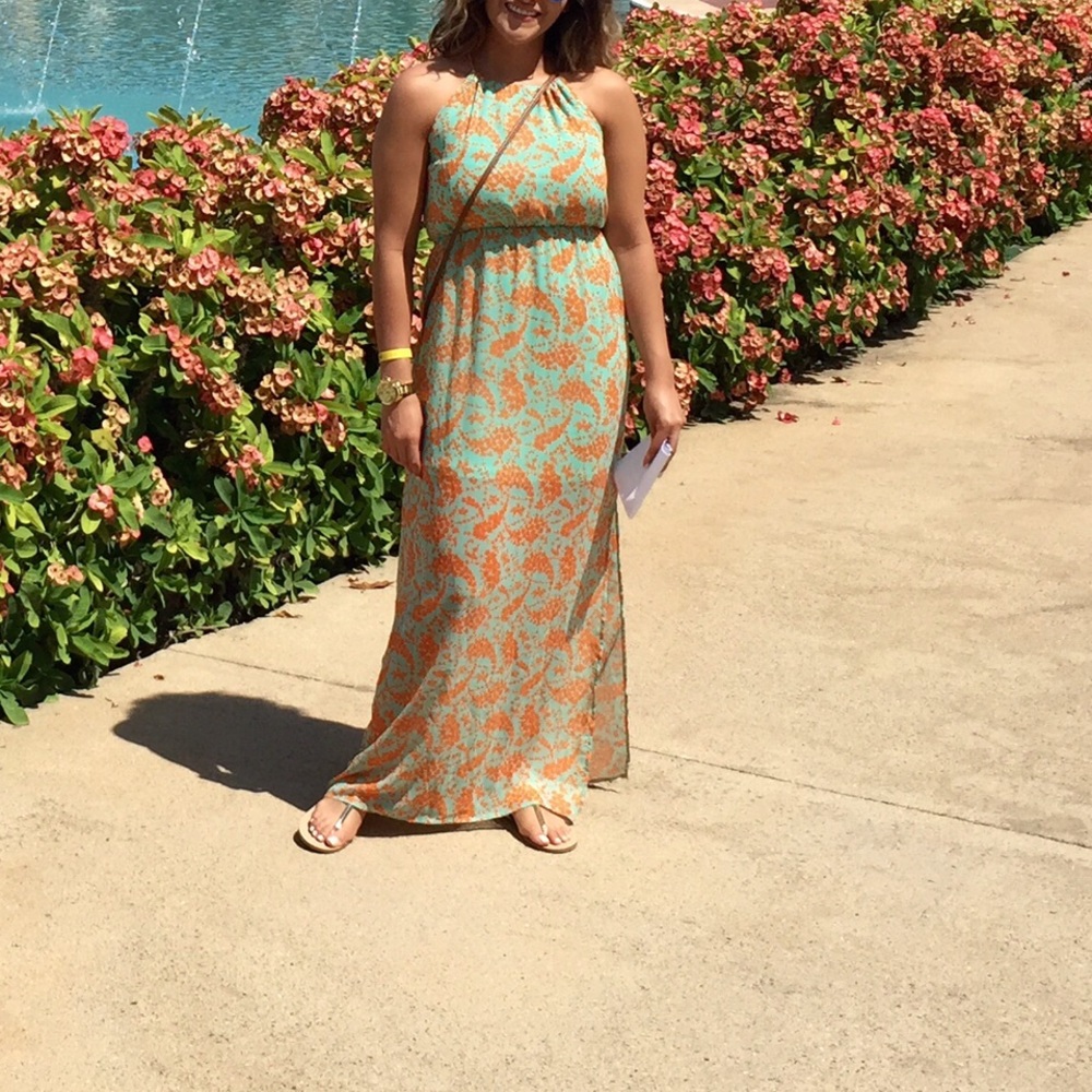 Floral long Maxi dress