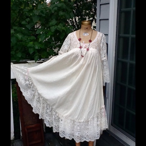 A C Gauze Dresses Rare Vtg Gauze Hippie Boho Festival Dress Poshmark