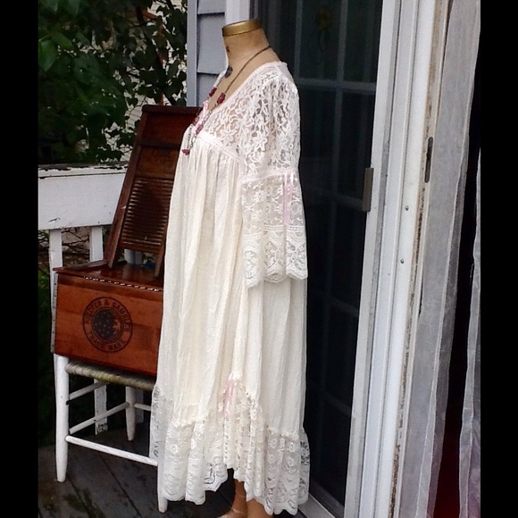 A C Gauze Dresses Rare Vtg Gauze Hippie Boho Festival Dress Poshmark