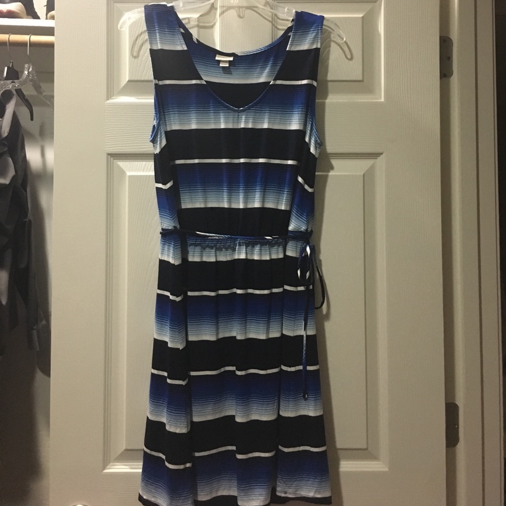 Tie front summer dress