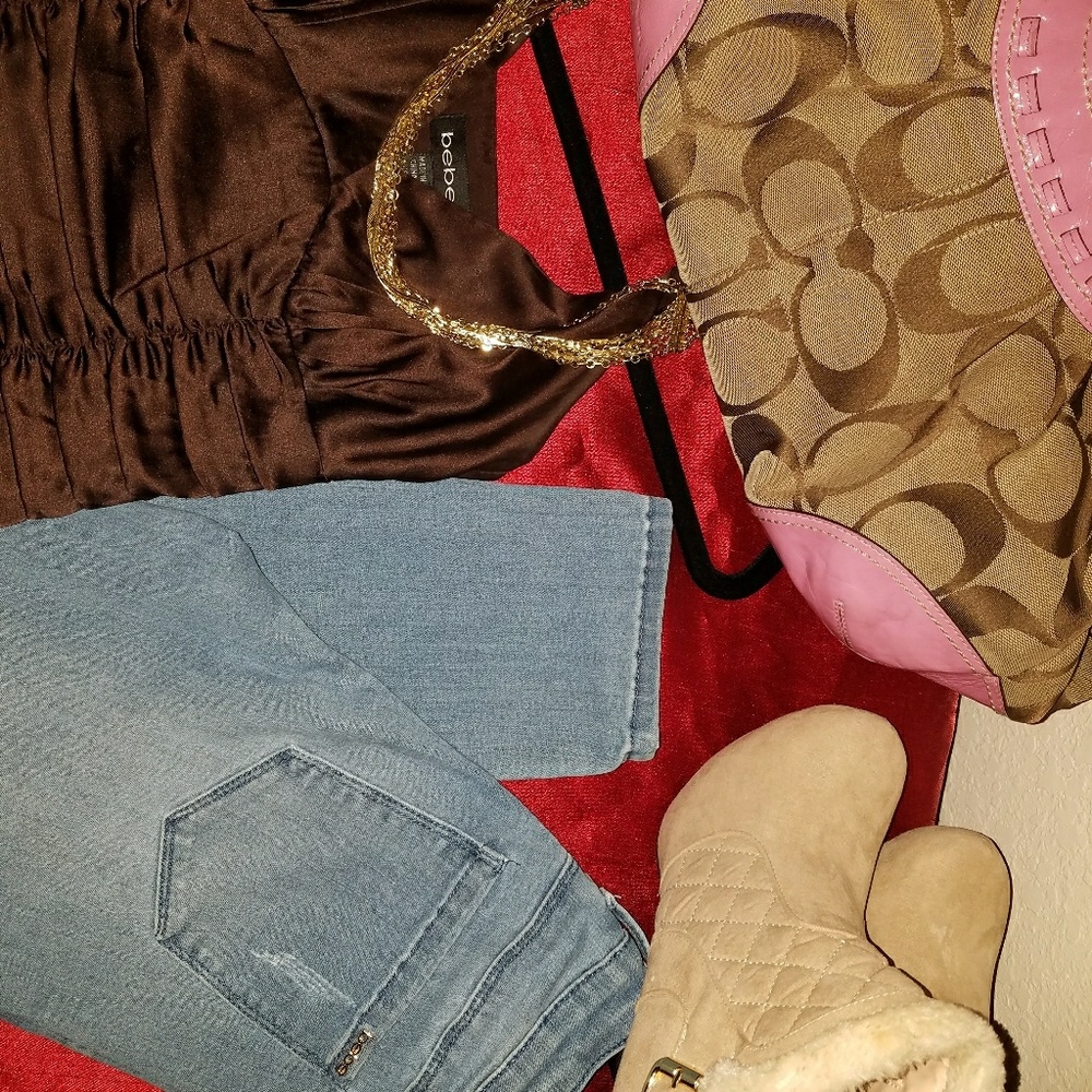 🍒LIKE NEW!  bebe Jeans size 27