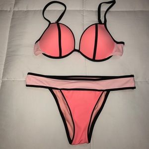 Victoria Secret color block bikini