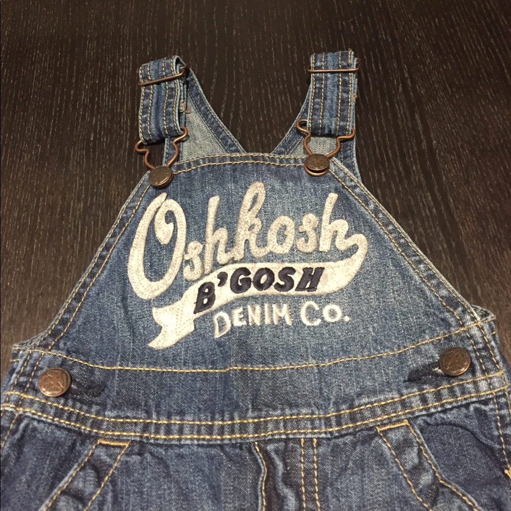 OshKosh denim overalls