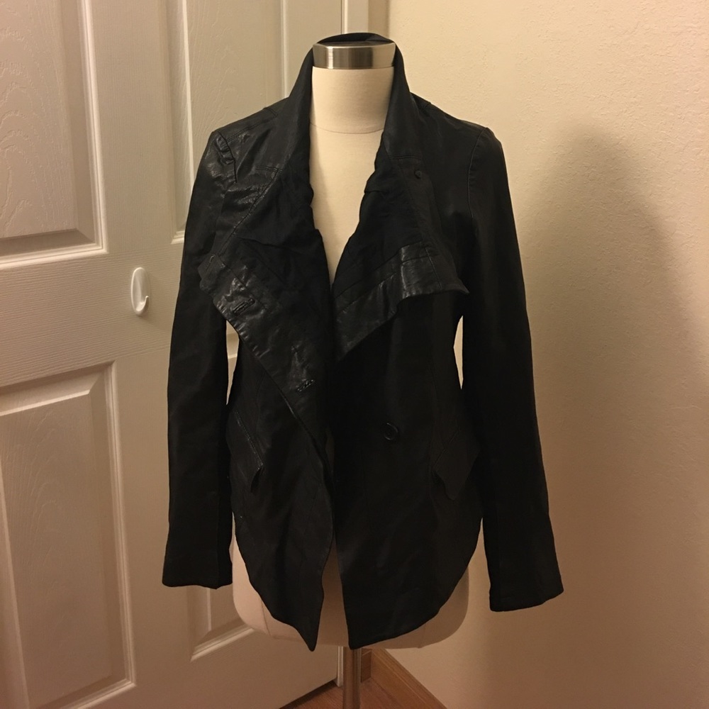 Blazer style leather jacket from NORDSTROMS
