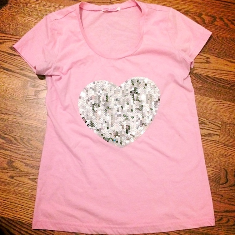 Emme Jordan sequin tee