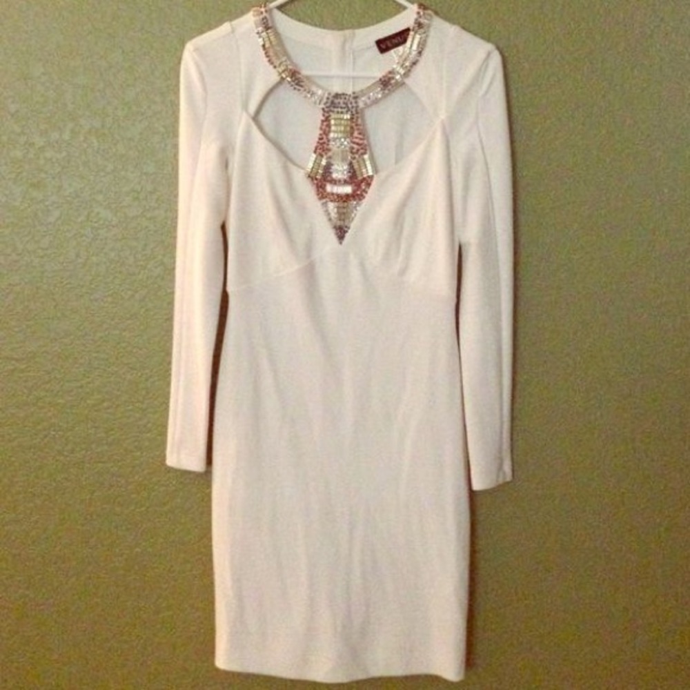 White party dress.
