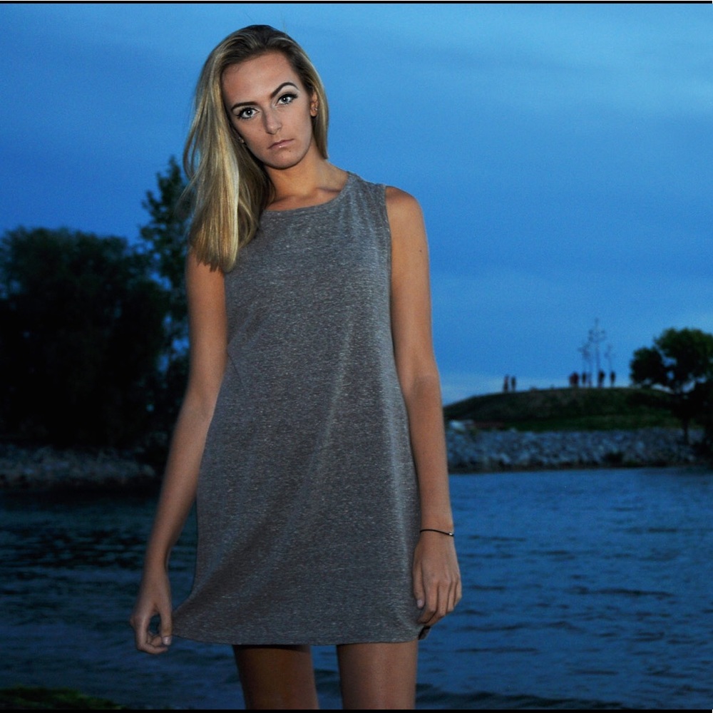 Gray dress!