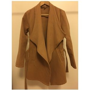Brown trench jacket