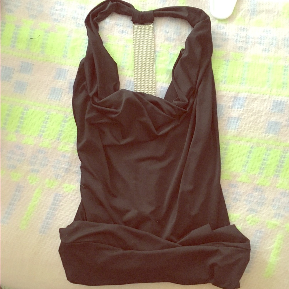 Backless dressy tank