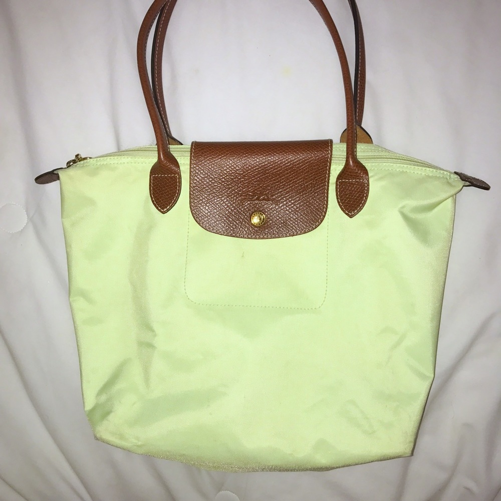 Longchamp Le Pliage small green