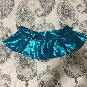 Cheeky teal skirt