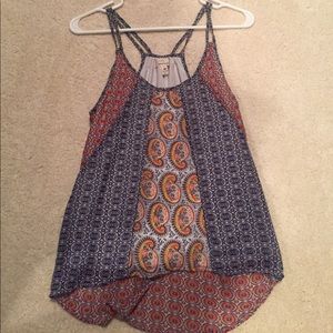 multicolored tank top