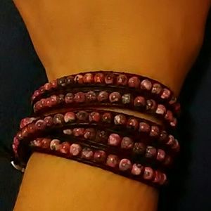 Color Bead wrap bracelet