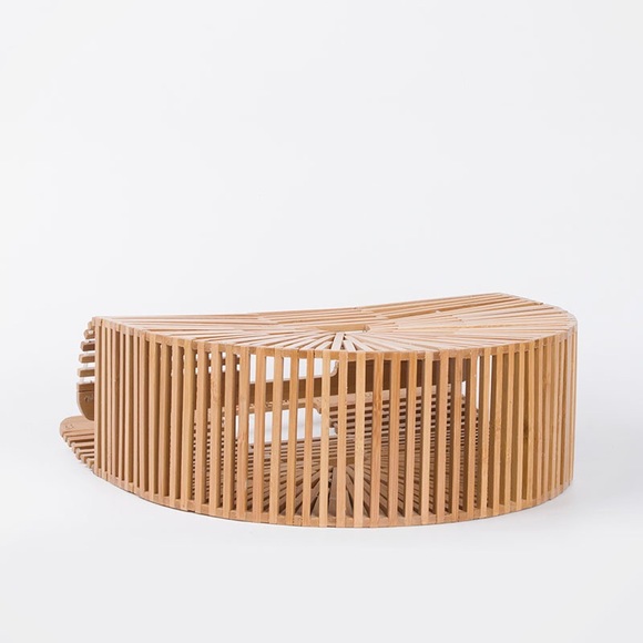 • LAST ONE • wicker / bamboo purse - Picture 5 of 6