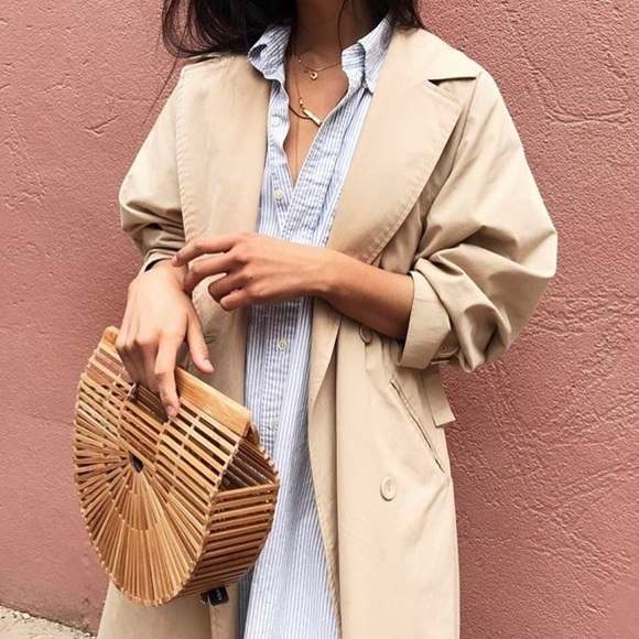 • LAST ONE • wicker / bamboo purse - Picture 4 of 6