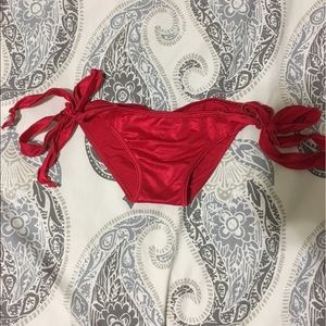Red bikini bottoms