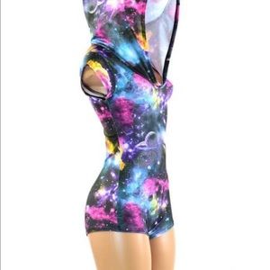 Coquetry UV reactive galaxy romper *_*