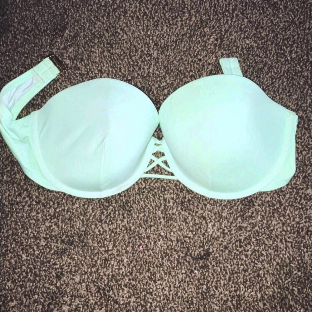 Light green bikini top