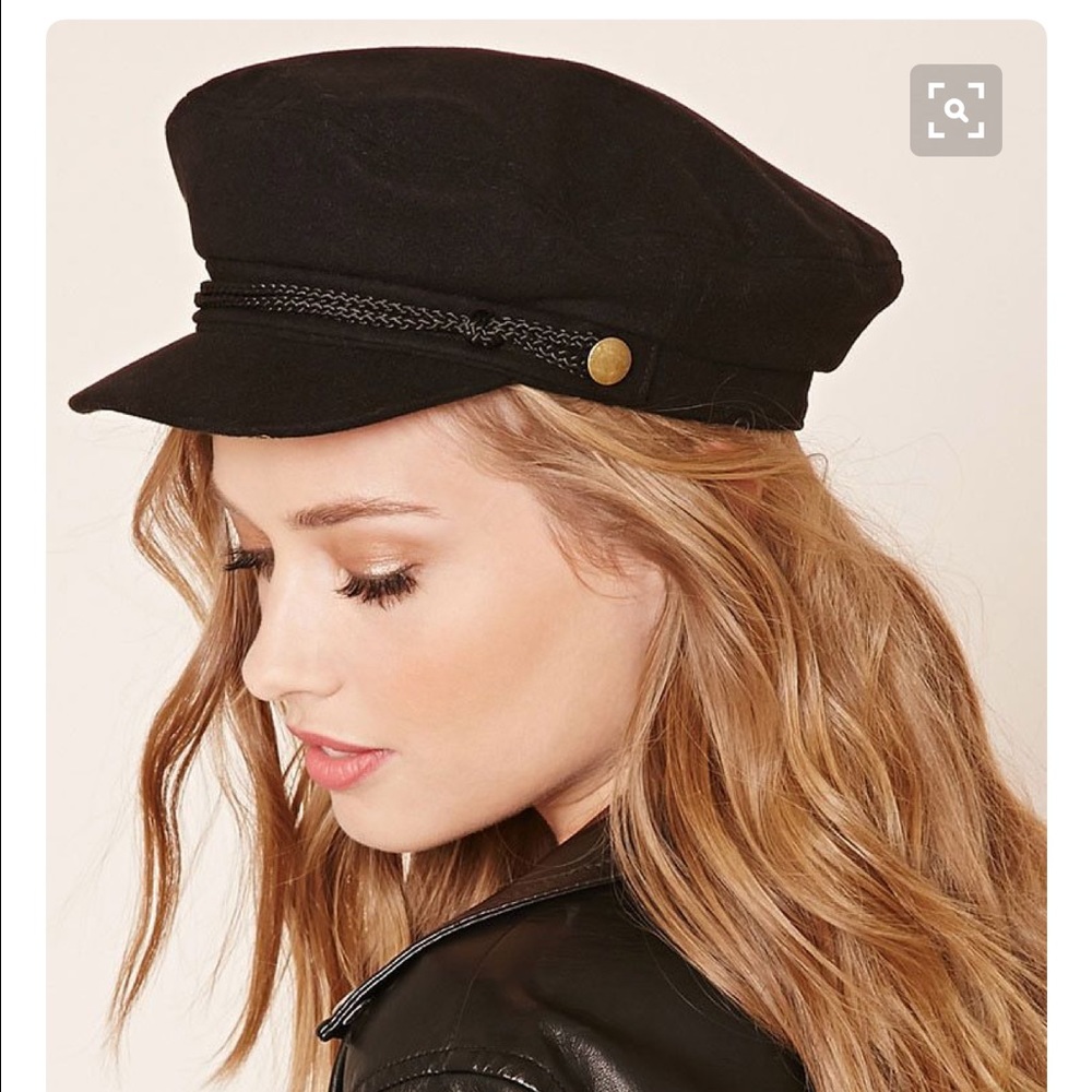ISO Black Cabbie Hat Forever 21