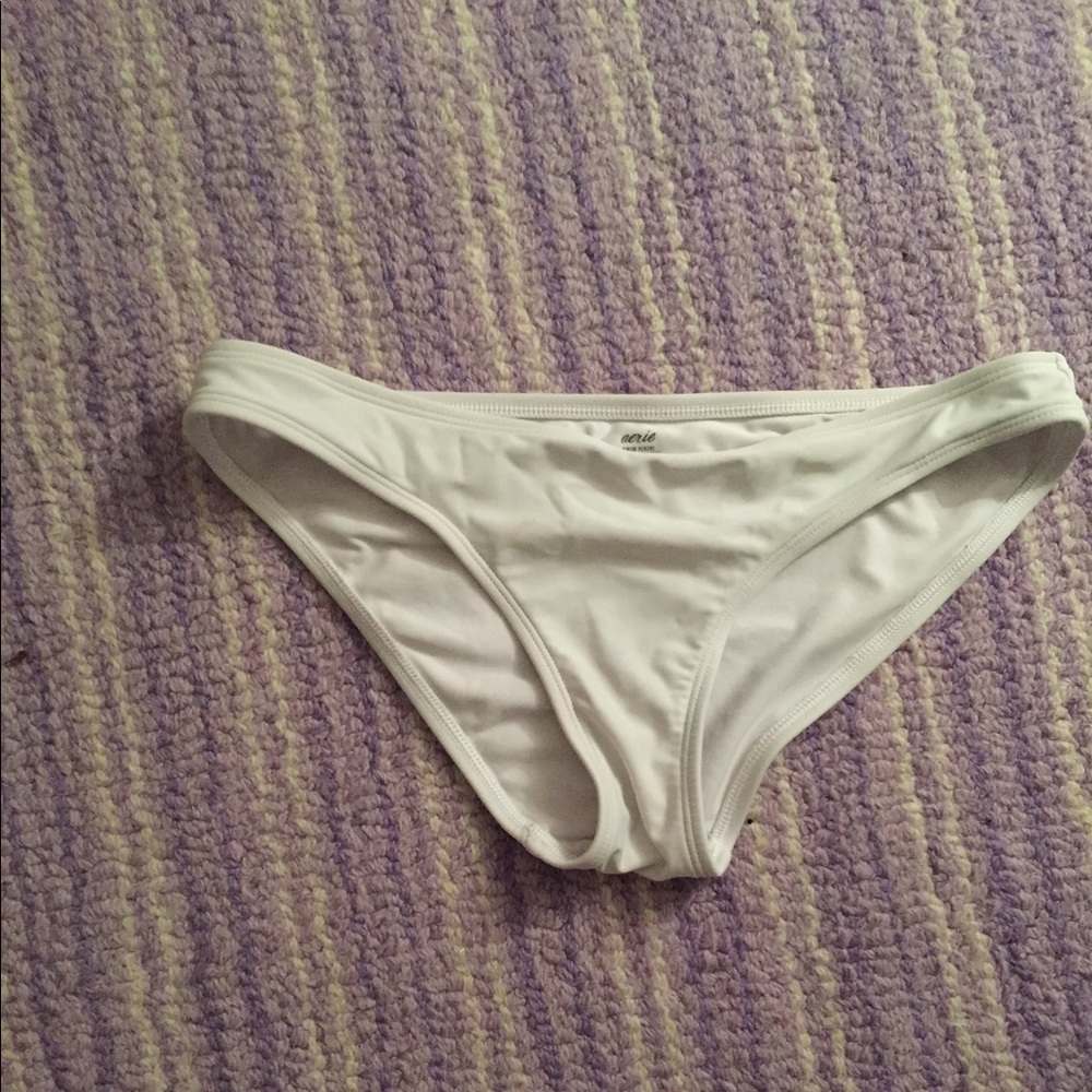 White bikini bottoms