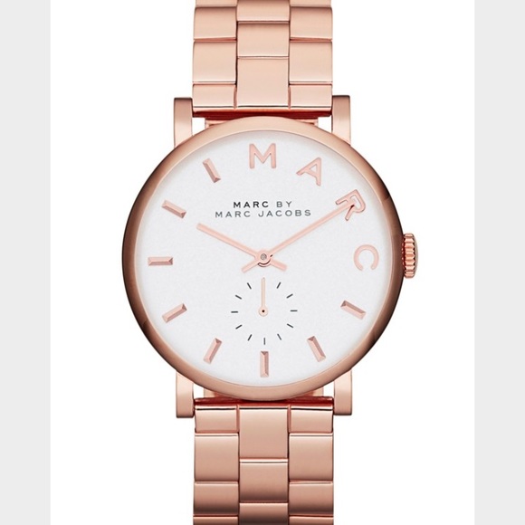 Marc Jacobs Accessories - Marc Jacobs rose gold Baker watch