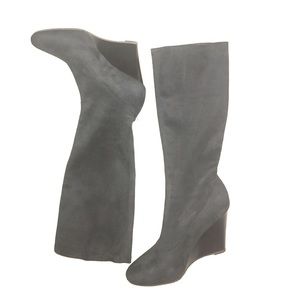 Charles by Charles David faux suede wedge boots