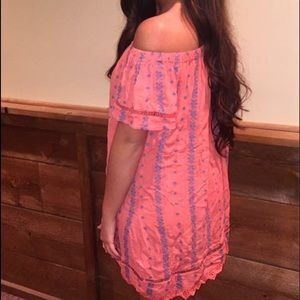 Coral/orange dress