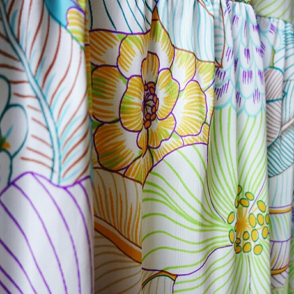 Vintage 1970s Dress / Nightgown - Picture 3 of 4