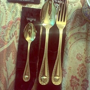 24K Gold Versace Rosenthal Cutlery
