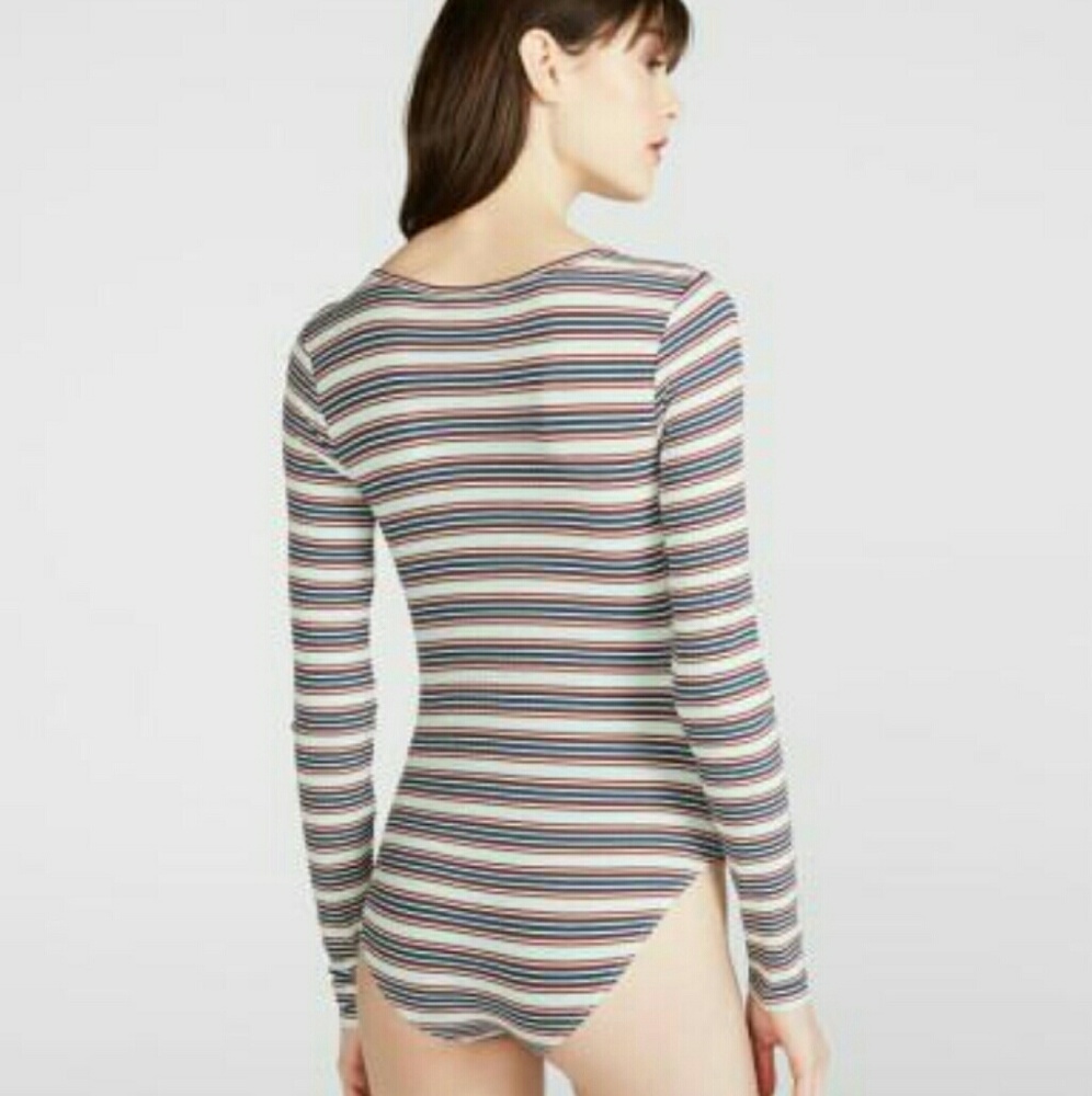 💝 NWT Aereopostale Cape Juby  Crossover Bodysuit - Picture 3 of 4