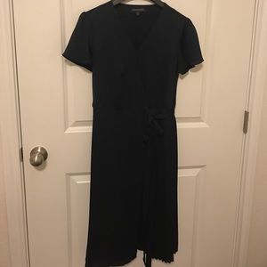 Navy Wrap Dress