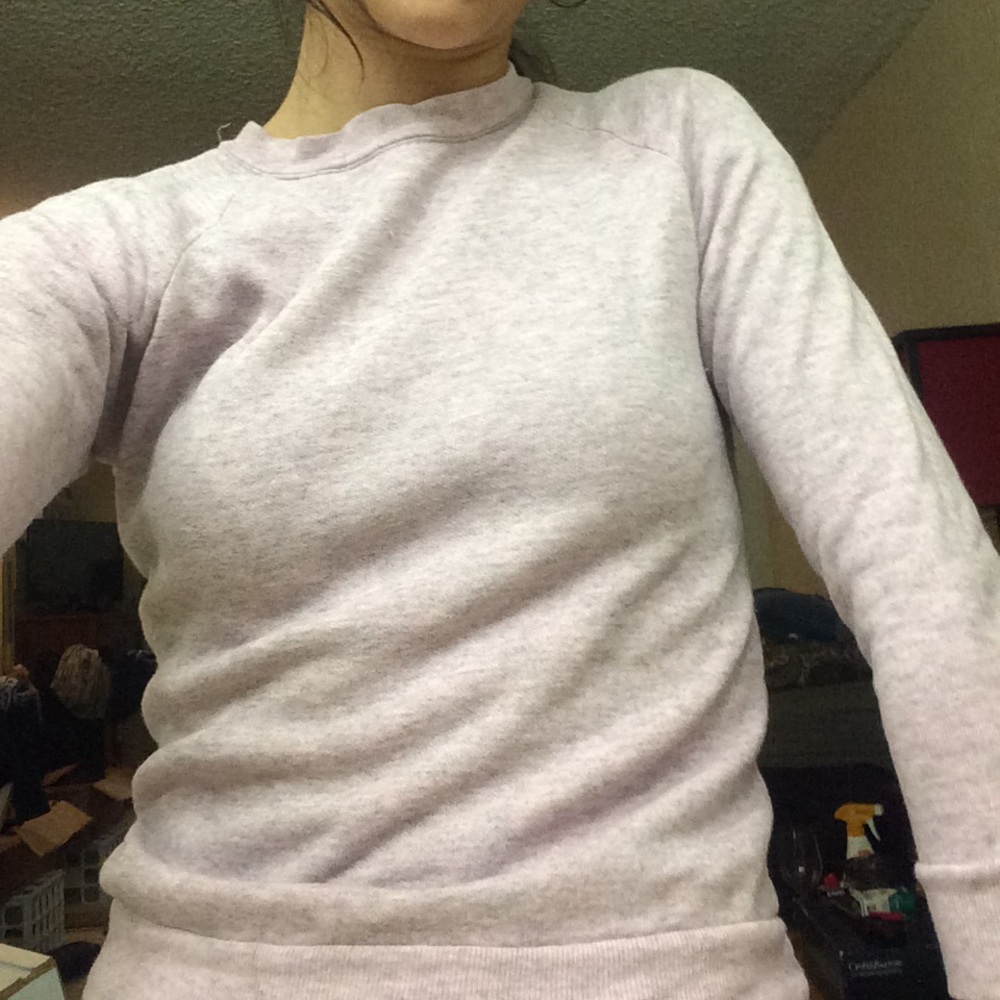Super vintage pink/heather sweatshiry