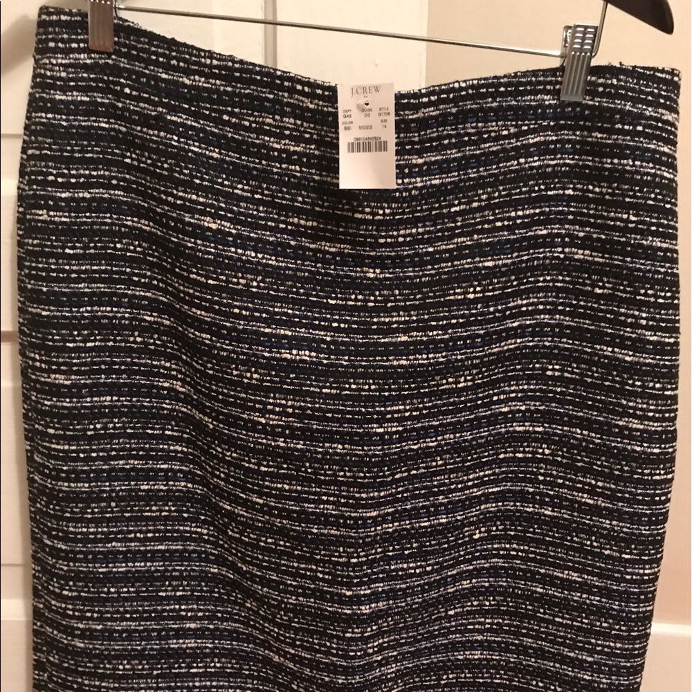 NWT J. Crew Tweed Pencil Skirt