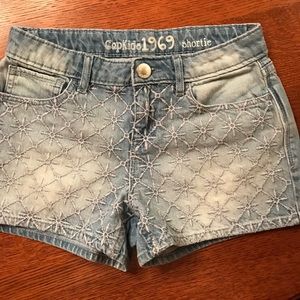 Gap kids jean shorts 'shortie'