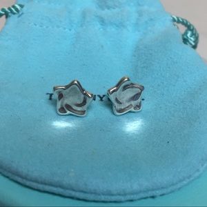 Authentic Tiffany Elsa Peretti Star earrings