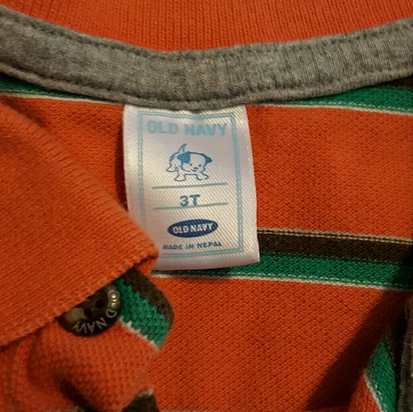 NWOT  COTTON STRIPPED POLO SHIRT - Picture 2 of 2