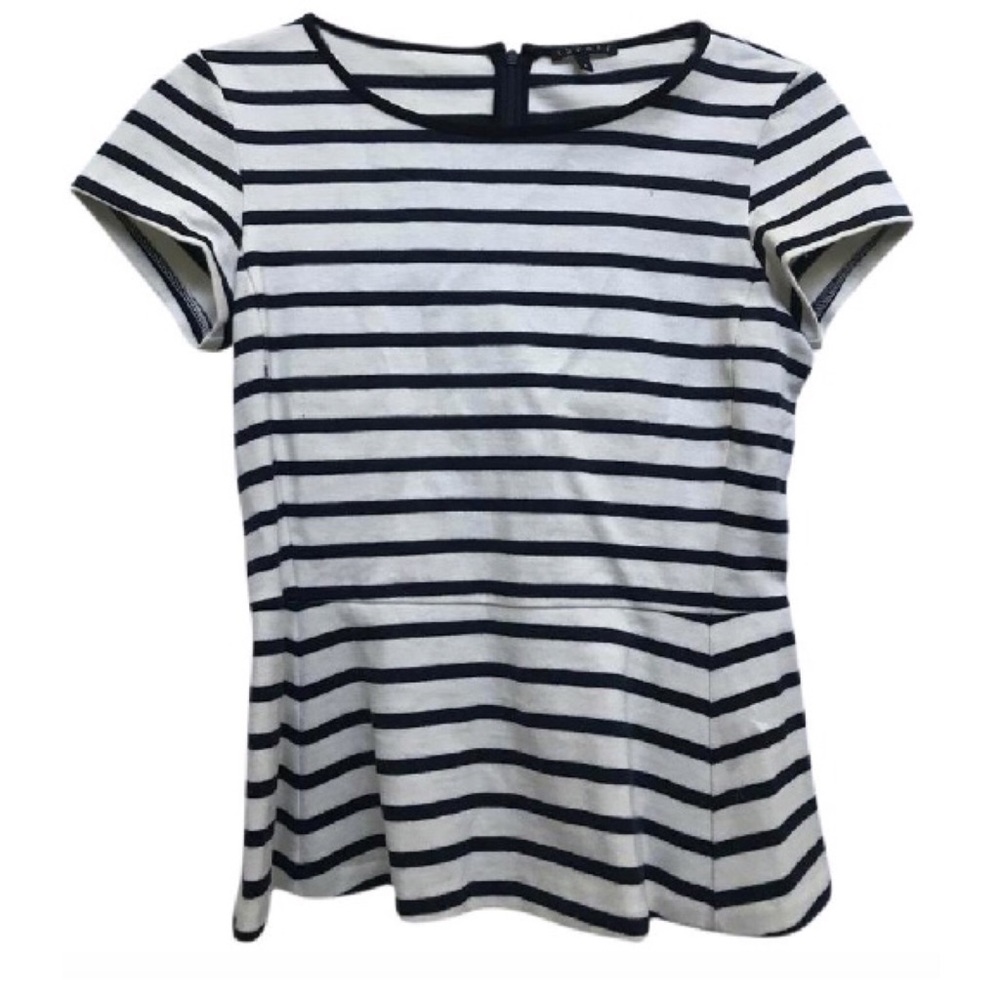 Theory Striped Tshirt Top