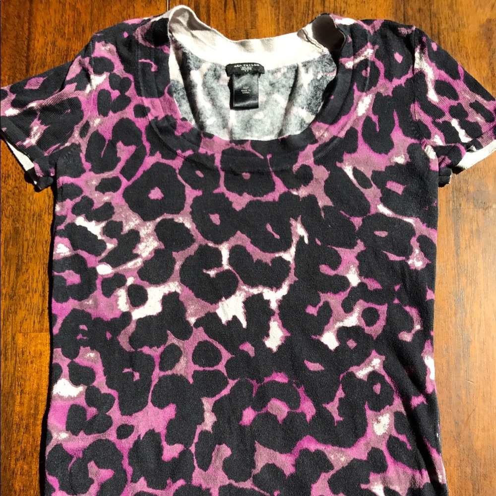 Ann Taylor print top
