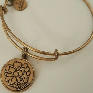 Alex and Ani. gold mom bracelet