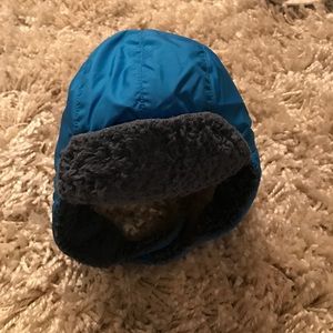 Patagonia baby warm chin strap hat