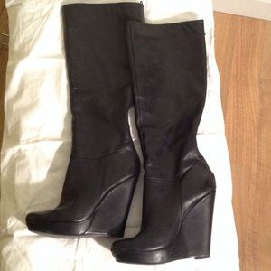 Trouve Knee High Leather Boots