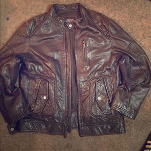 Guess Leather Biker Jacket