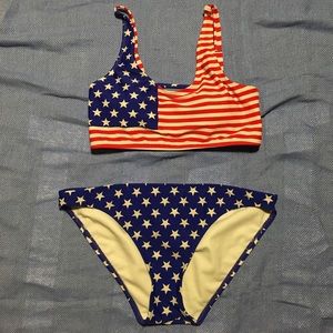 American Flag Bathing Suit