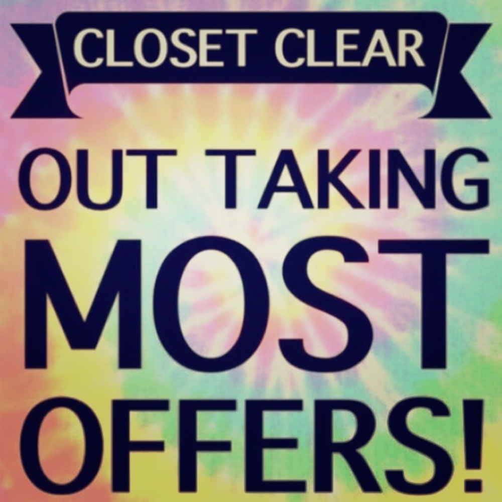 All items in my closet!!!!