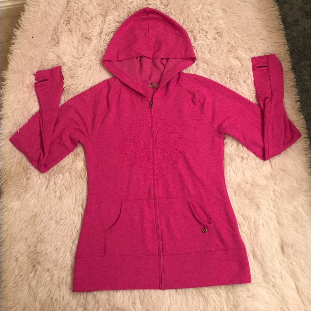 YOGA ZIP UP W. THUMB HOLES FROM COLORADO CLOTHING