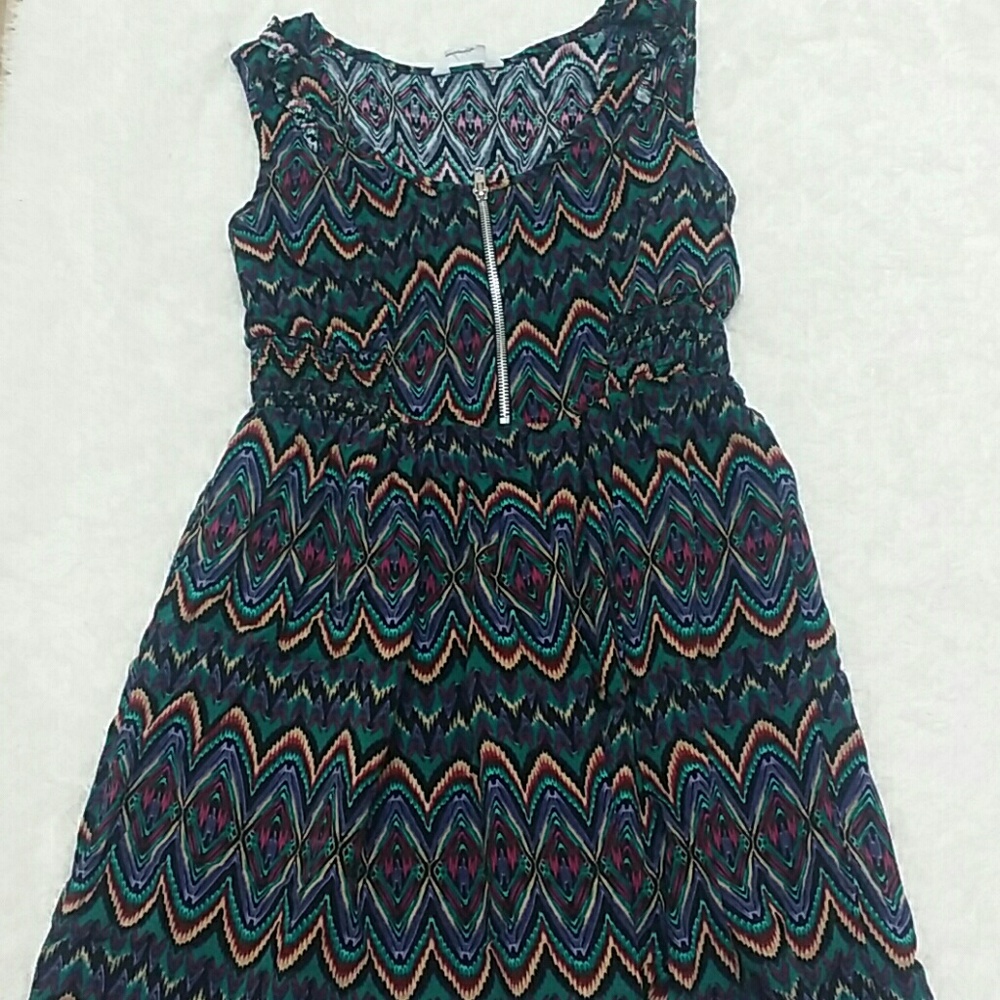 Front Zip summer dress