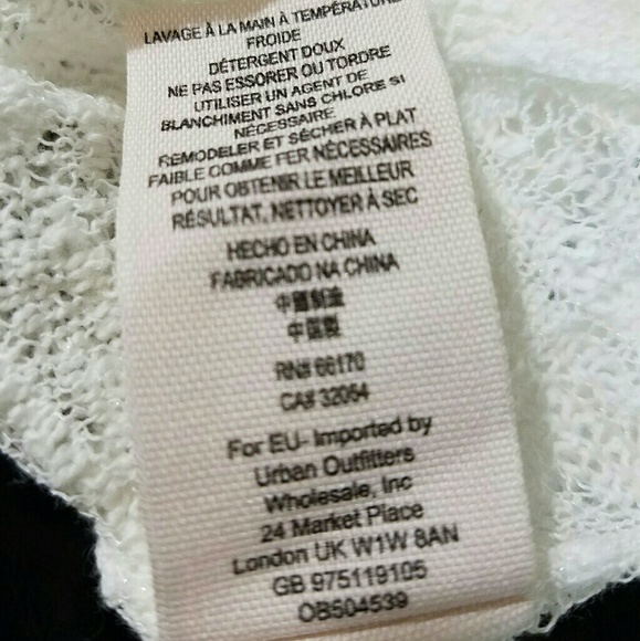 Free People Off-the-shoulder Sweater top S Ivory - Picture 5 of 6