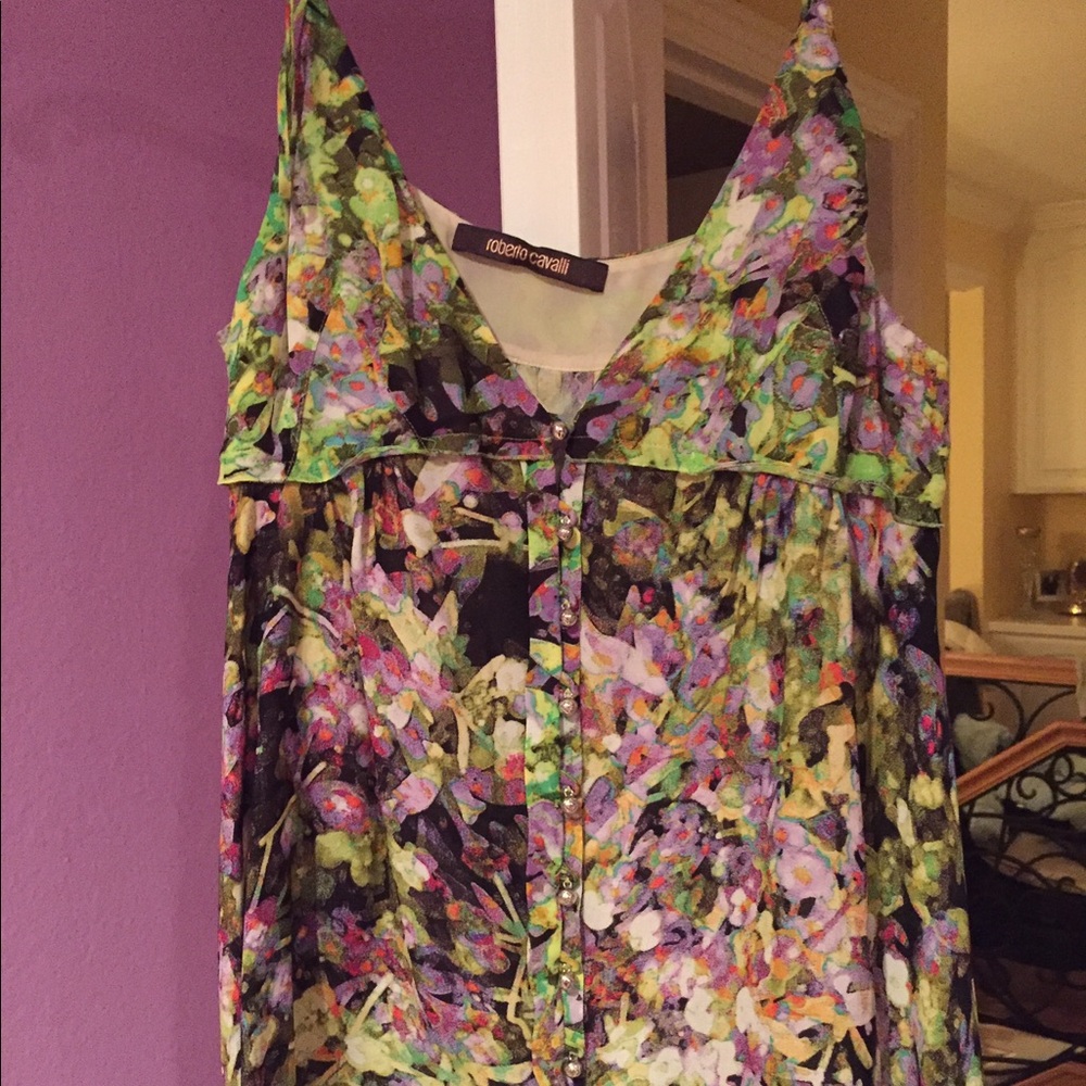 Roberto Cavalli silk top