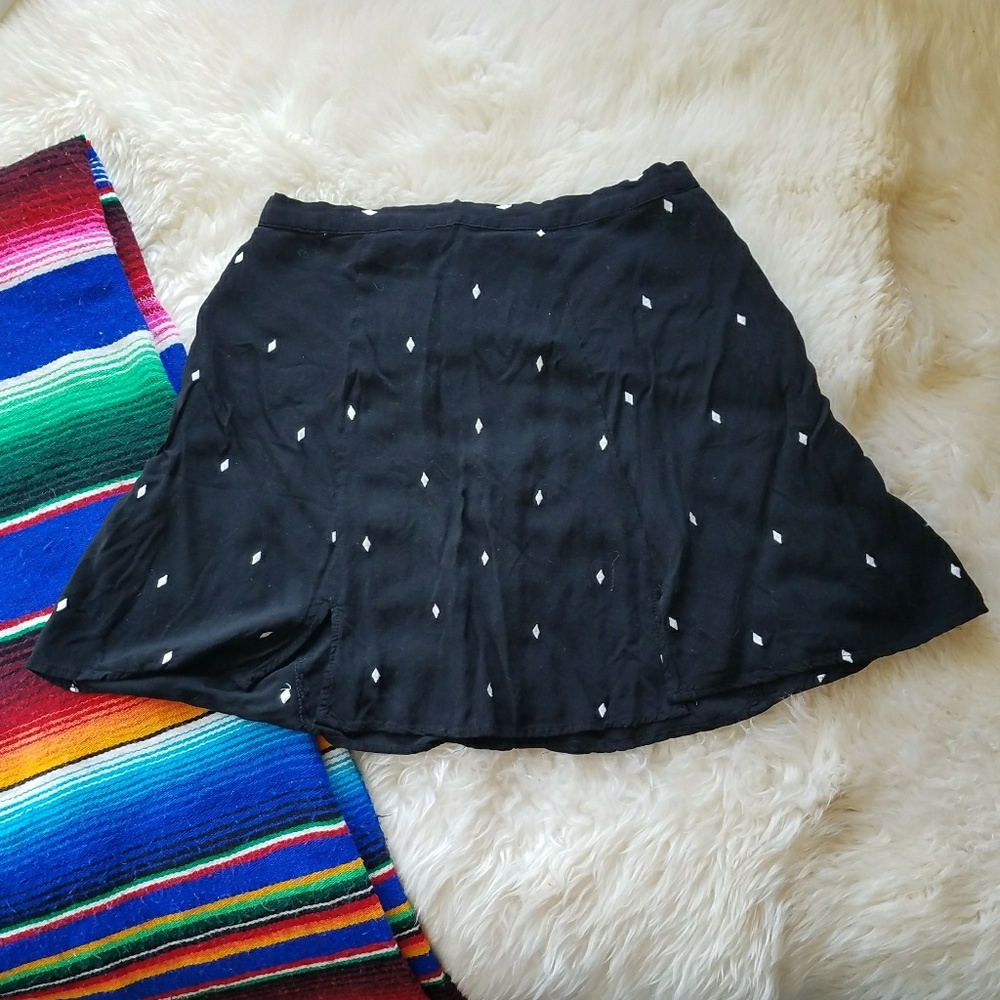 Black and white skirt